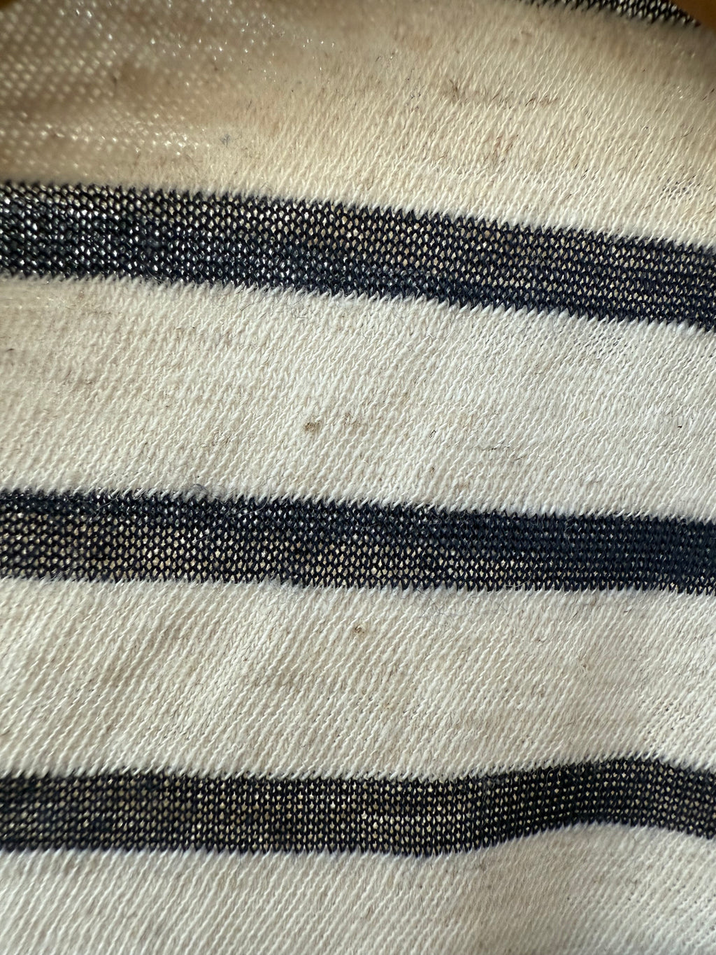 Wide Stripe Linen Tee