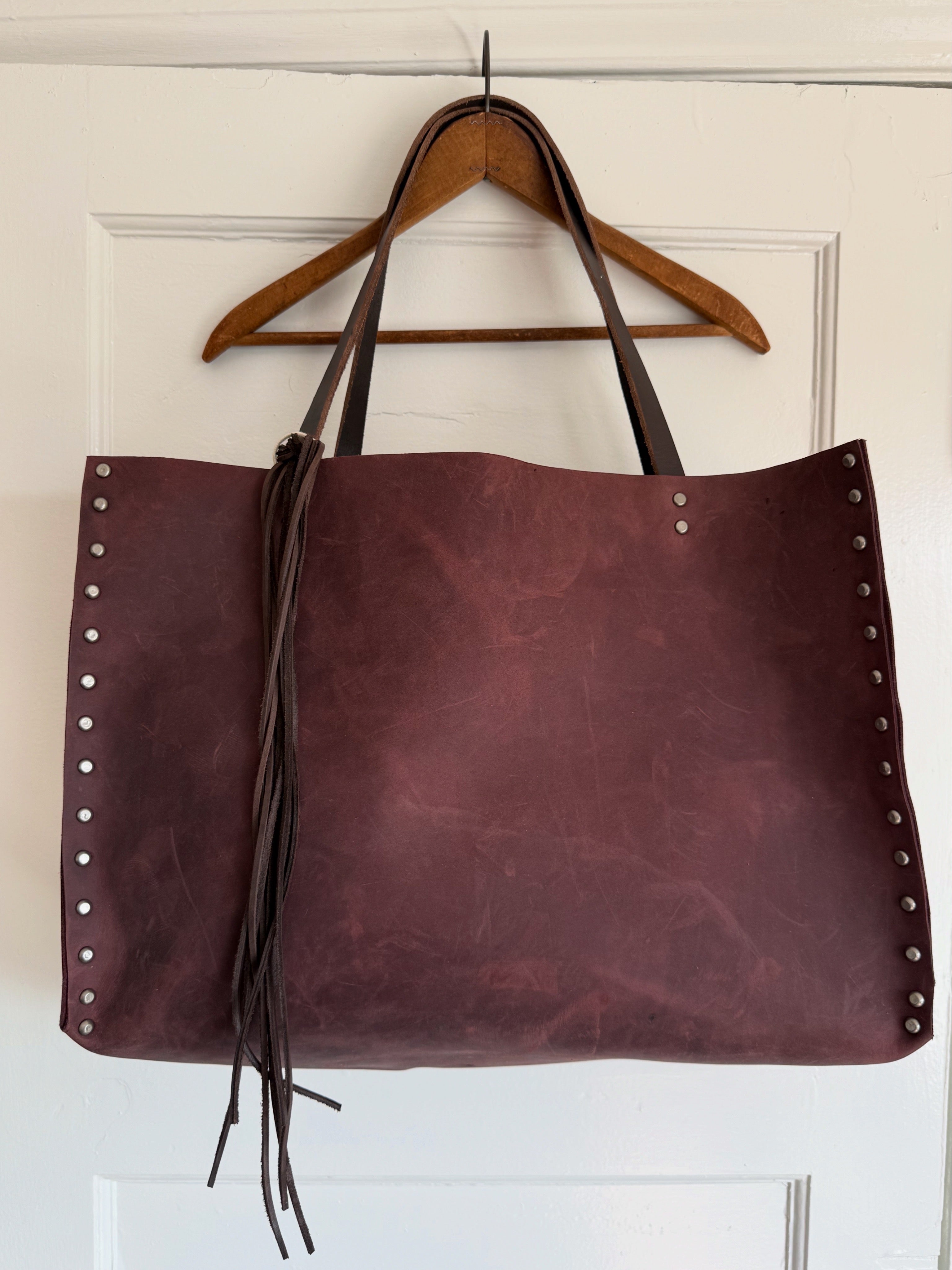 "Rancher" Leather Tote (Large)